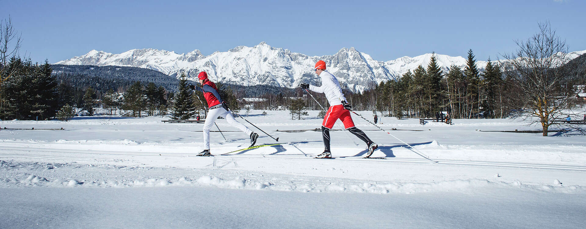 Langlaufen im Auland in Seefeld
